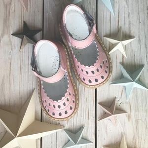 NWT Neman Classic Mary Jane Genuine Leather Shoes "Twig" Pink